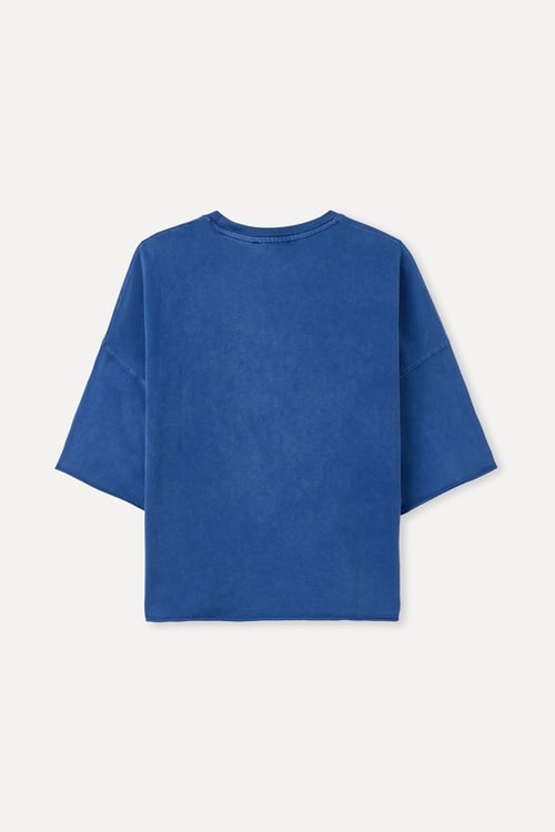 3/4 KOL BİSİKLET YAKA SWEATSHIRT