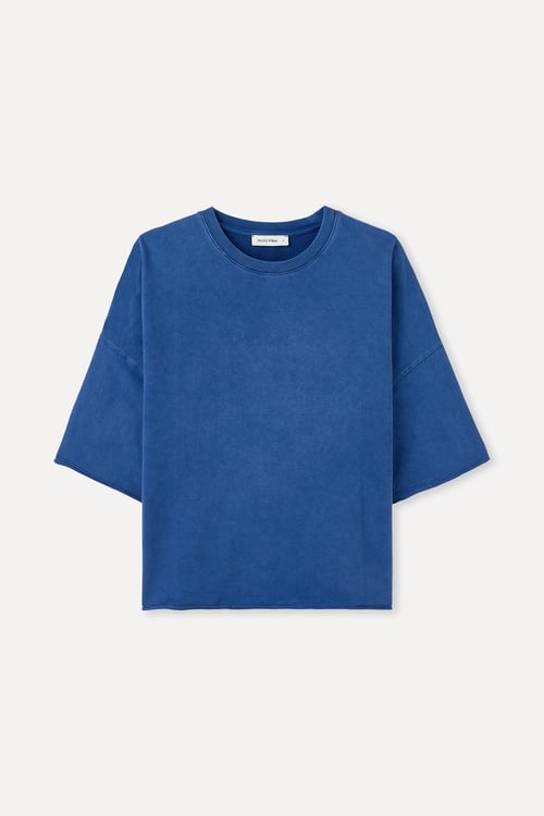 3/4 KOL BİSİKLET YAKA SWEATSHIRT