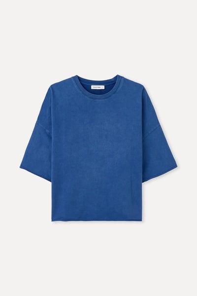 Mudo Kadın Lacivert 3/4 Kol Bisiklet Yaka Sweatshirt