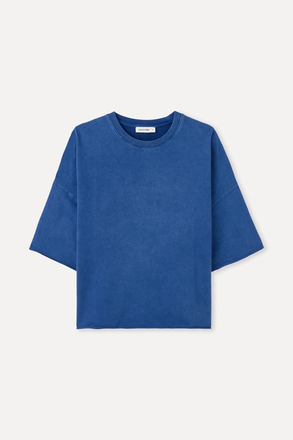 3/4 KOL BİSİKLET YAKA SWEATSHIRT