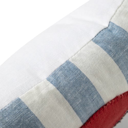 TWIN FISH ÇİZGİLİ KIRLENT LACİVERT 35X50