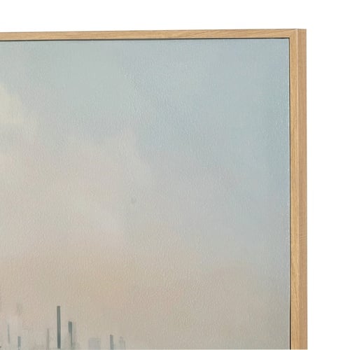 COASTLINE ÇERÇEVELİ YAĞLIBOYA TABLO 90X120 CM