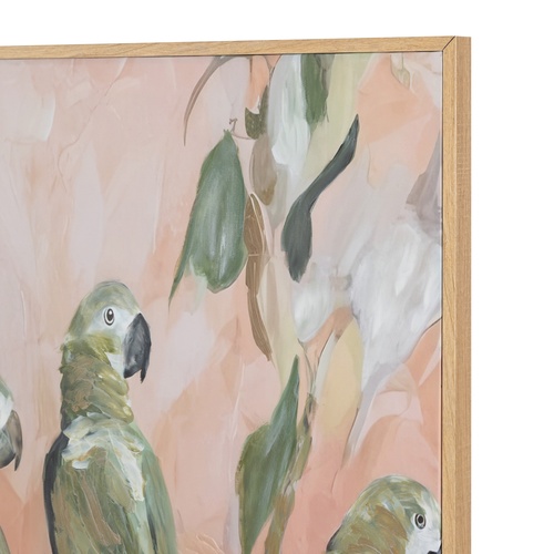 TUTIA ÇERÇEVELİ YAĞLIBOYA TABLO 90X120 CM