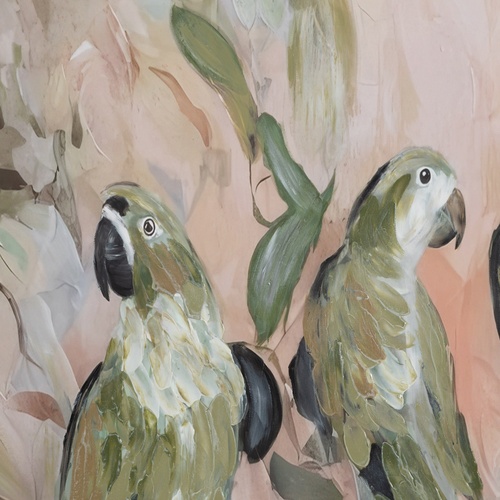 TUTIA ÇERÇEVELİ YAĞLIBOYA TABLO 90X120 CM