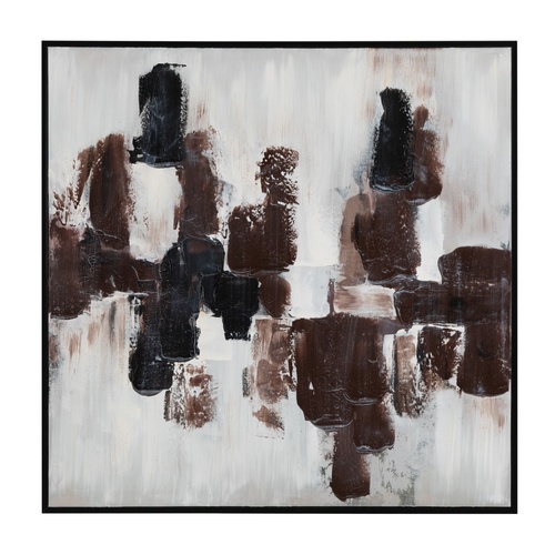 PULSE ÇERÇEVELİ YAĞLIBOYA TABLO 100X100 CM