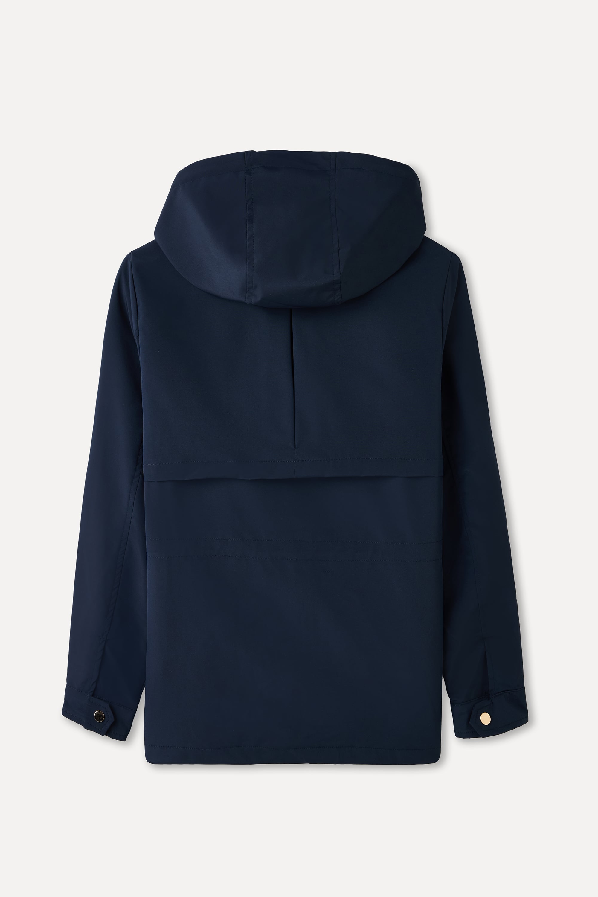 ASTAR DETAYLI LOOSE FİT KAPÜŞONLU YAĞMURLUK