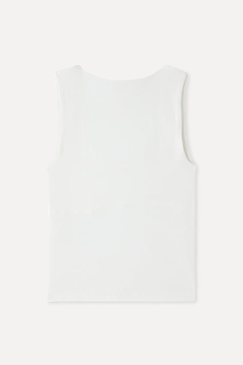 FITTED U YAKA KOLSUZ BLUZ