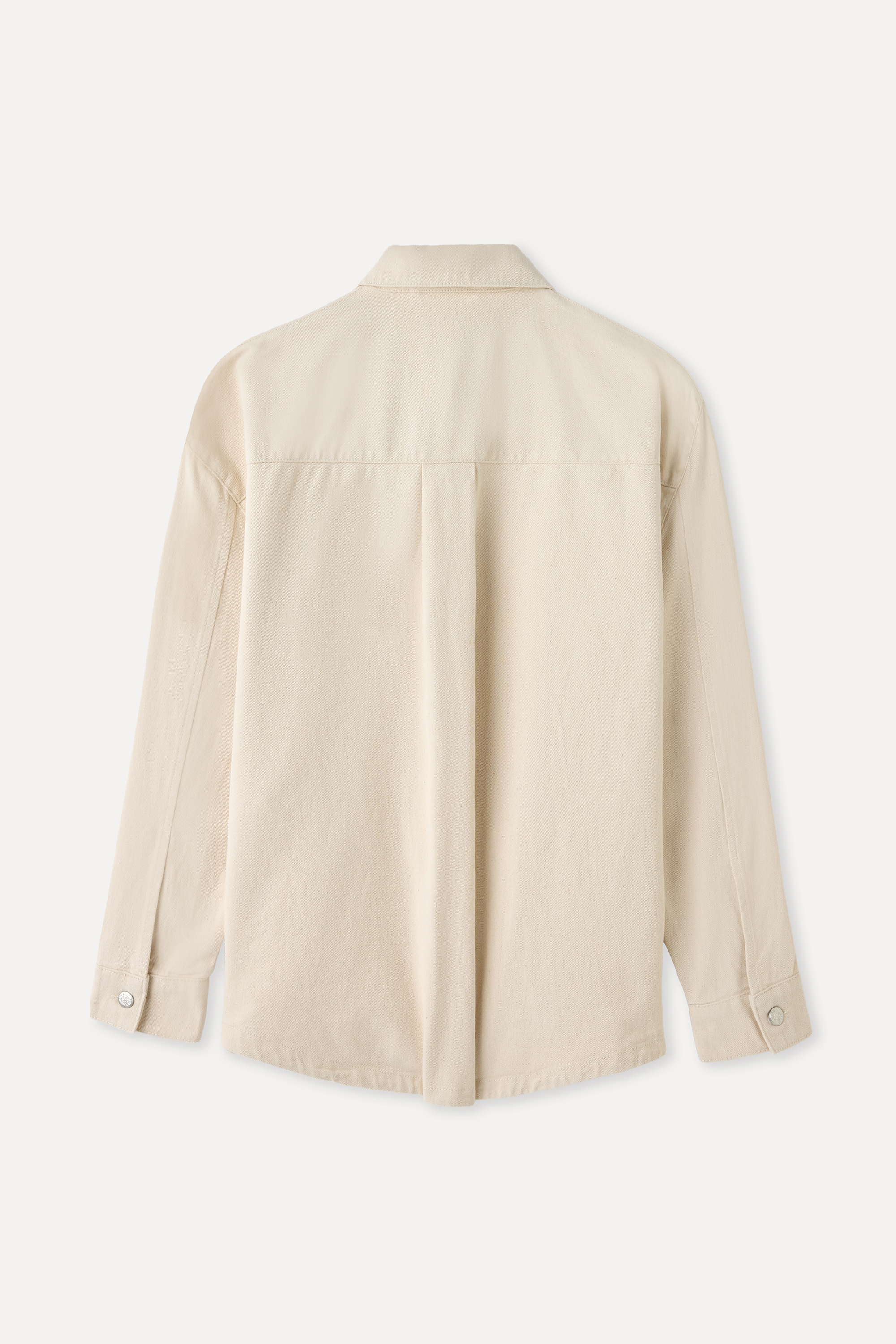 CEP DETAYLI NAKIŞLI OVERSIZE GÖMLEK CEKET