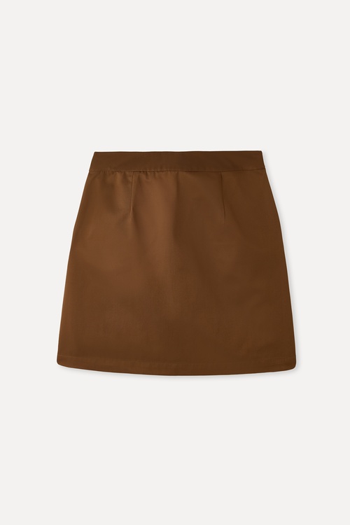 CEP DETAYLI MİNİ ETEK