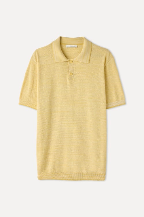 DÜĞMELİ POLO YAKA KISA KOLLU TRİKO KAZAK