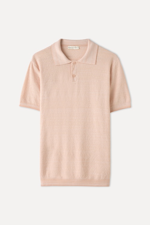 DÜĞMELİ POLO YAKA KISA KOLLU TRİKO KAZAK