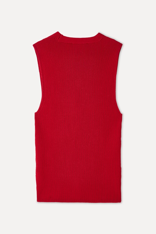 FITTED V YAKA KOLSUZ TRİKO KAZAK