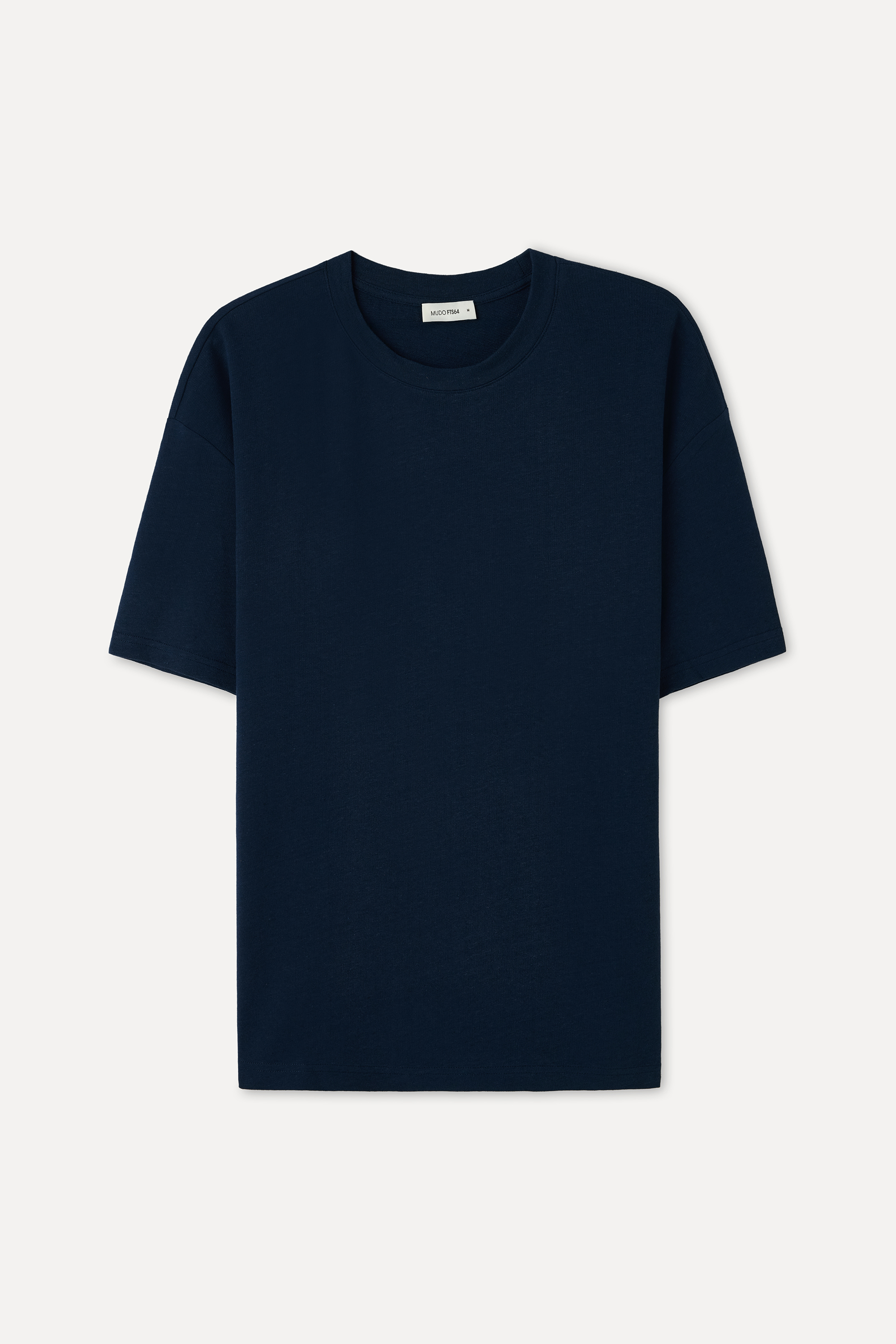 Erkek Lacivert Comfort Fit Bisiklet Yaka T-Shirt