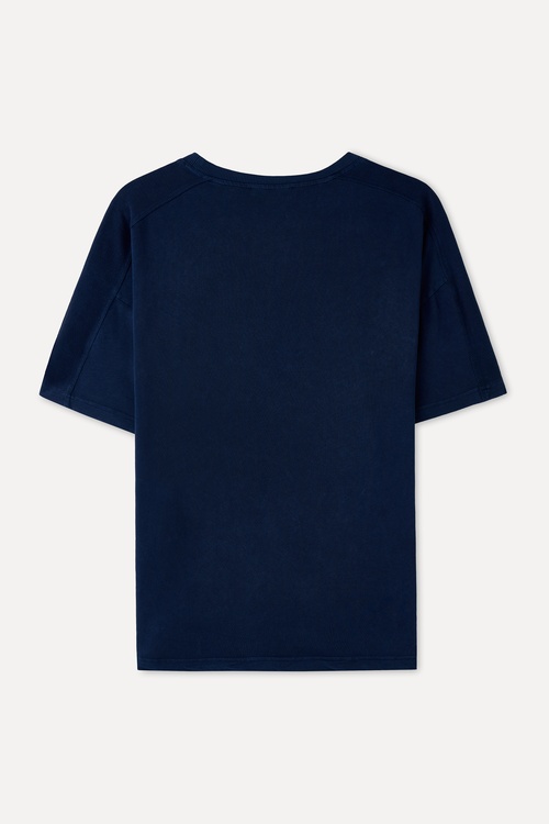  OVERSIZE BİSİKLET YAKA T-SHIRT