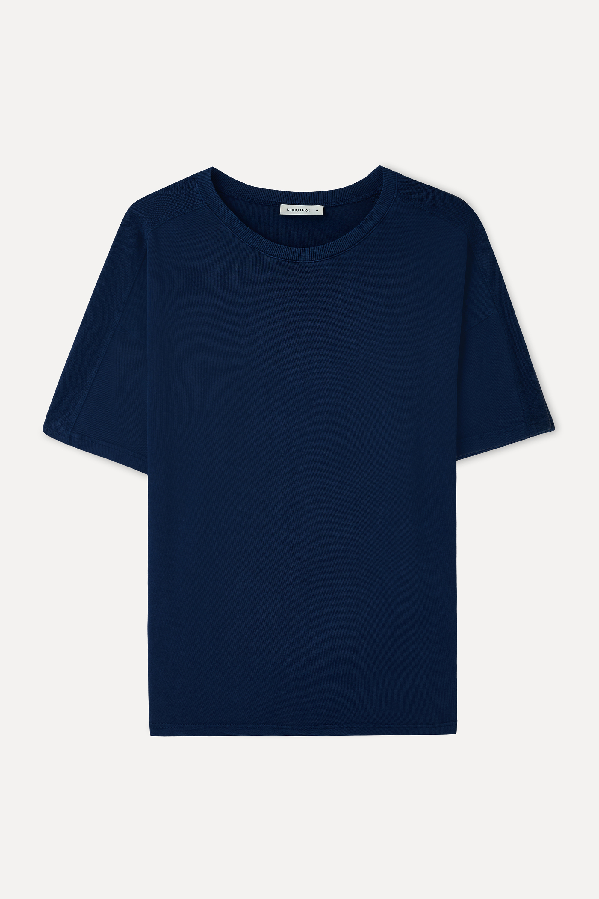 OVERSIZE BİSİKLET YAKA T-SHIRT