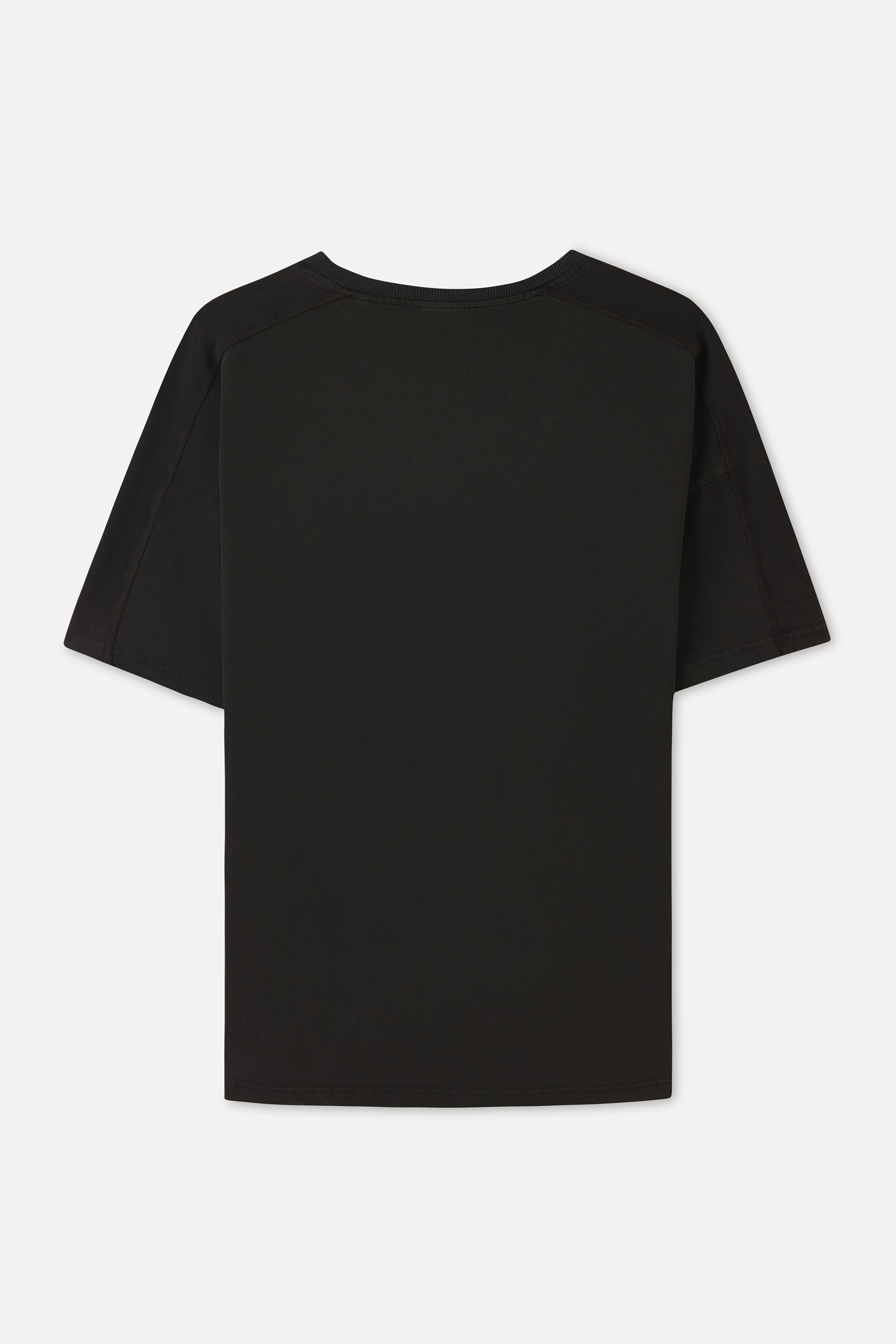 OVERSIZE BİSİKLET YAKA T-SHIRT