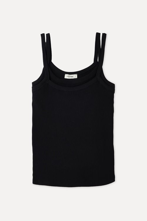 DÜŞÜK OMUZ AÇIK YAKA ATLET