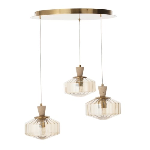 SOLIN 3LÜ SARKIT AVİZE 50X50X100 CM