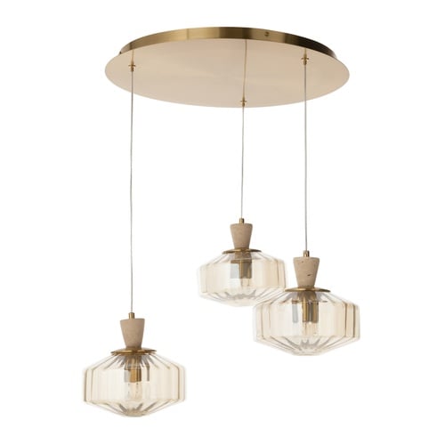 SOLIN 3LÜ SARKIT AVİZE 50X50X100 CM