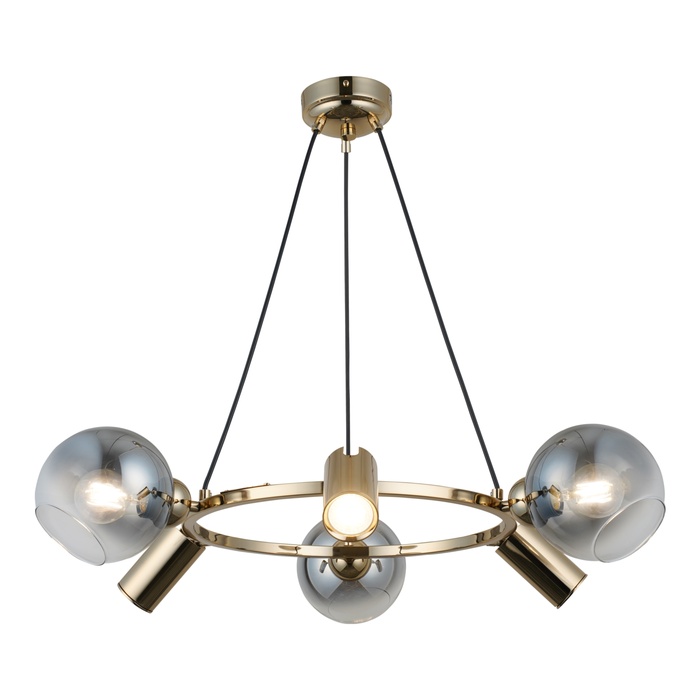 LYSA 6LI GOLD AVİZE 67X67X110 CM