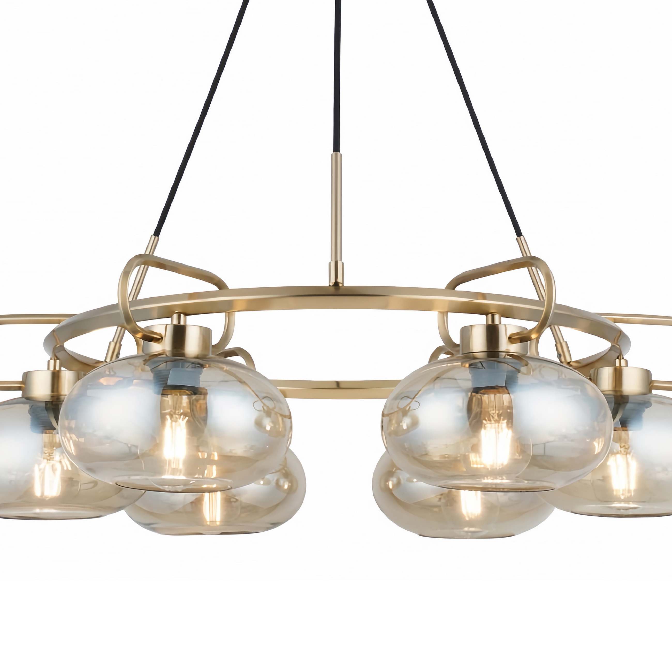 LEIA 6LI AVİZE 72X72X130 CM