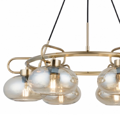 LEIA 6LI AVİZE 72X72X130 CM