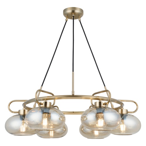 LEIA 6LI AVİZE 72X72X130 CM