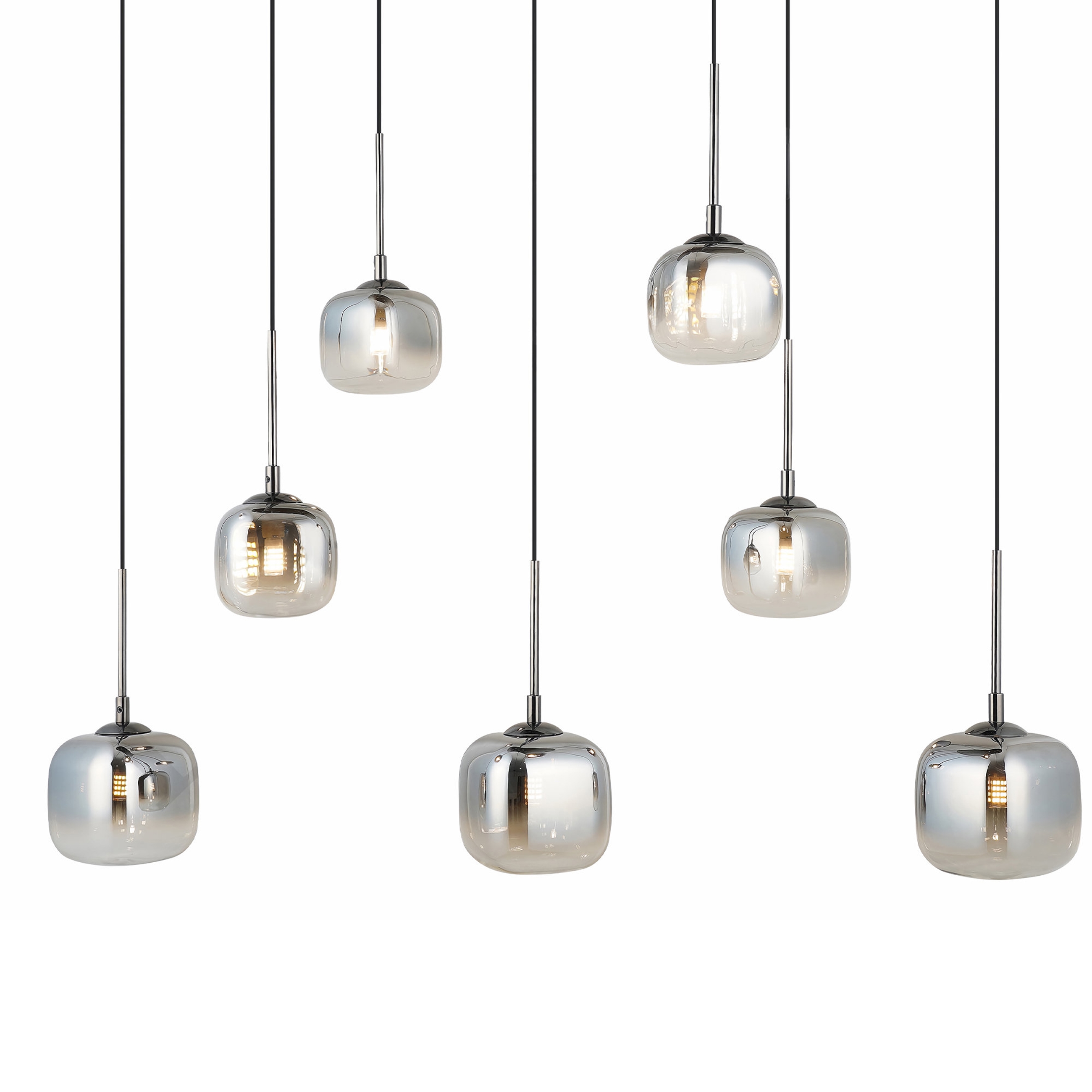 ASTRA 7Lİ SARKIT AVİZE 95X35X123 CM