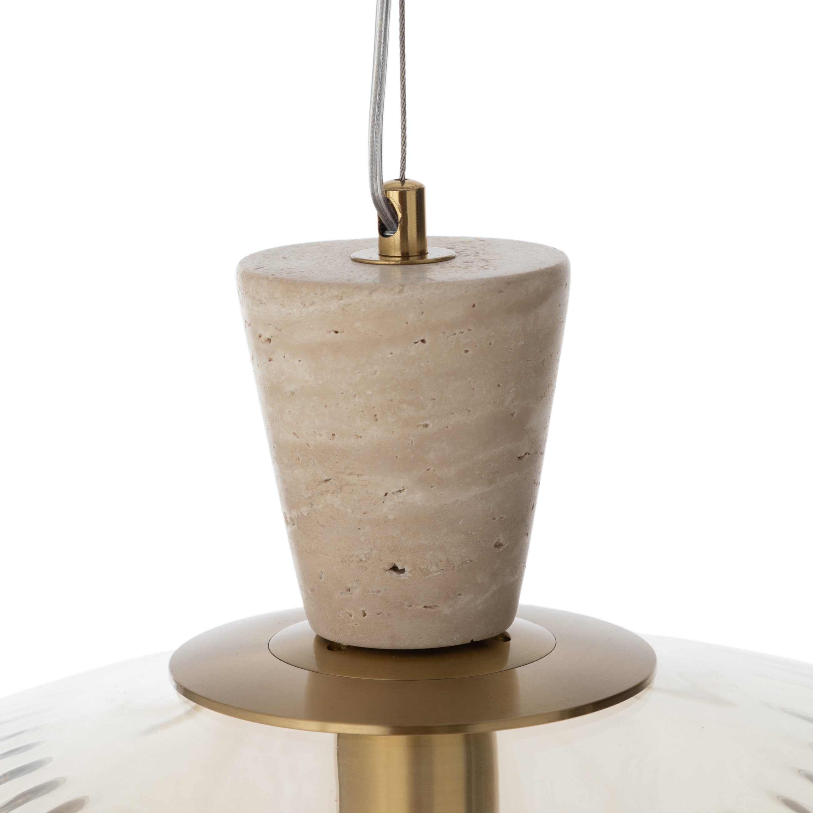 SOLIN TEKLİ SARKIT AVİZE 40X40X80 CM