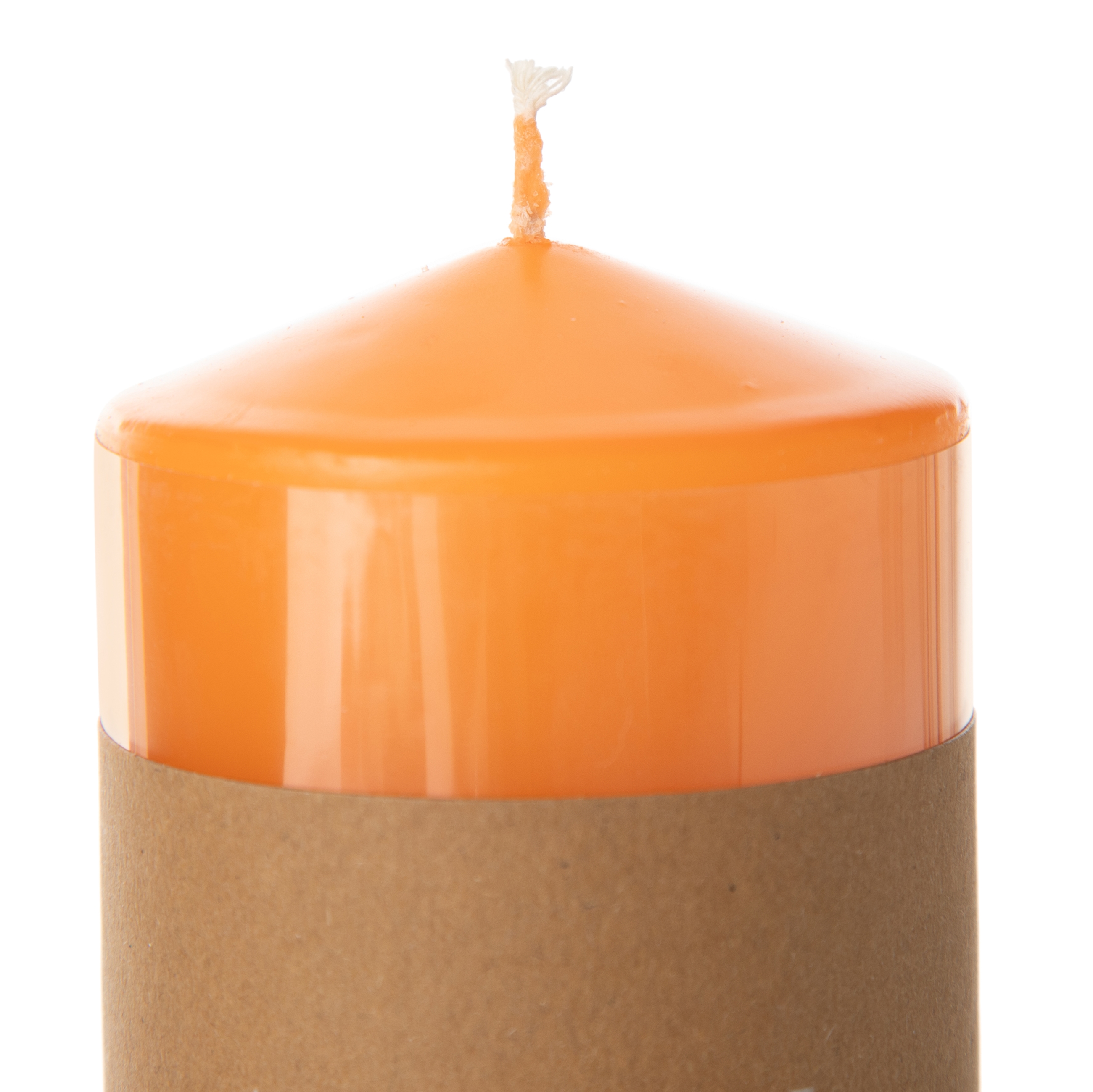SÜTUN MUM TURUNCU 7X10CM