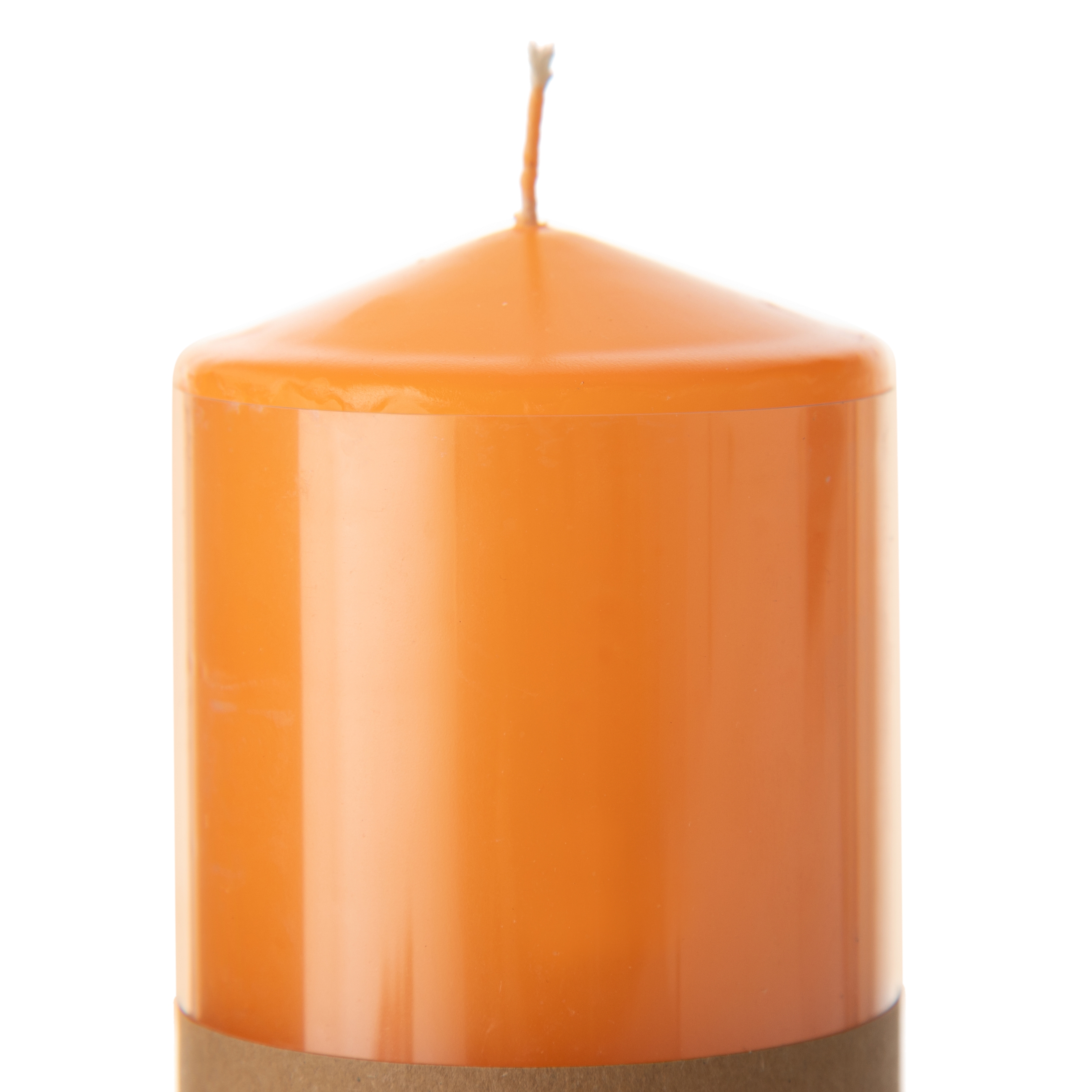 SÜTUN MUM TURUNCU 7X15CM