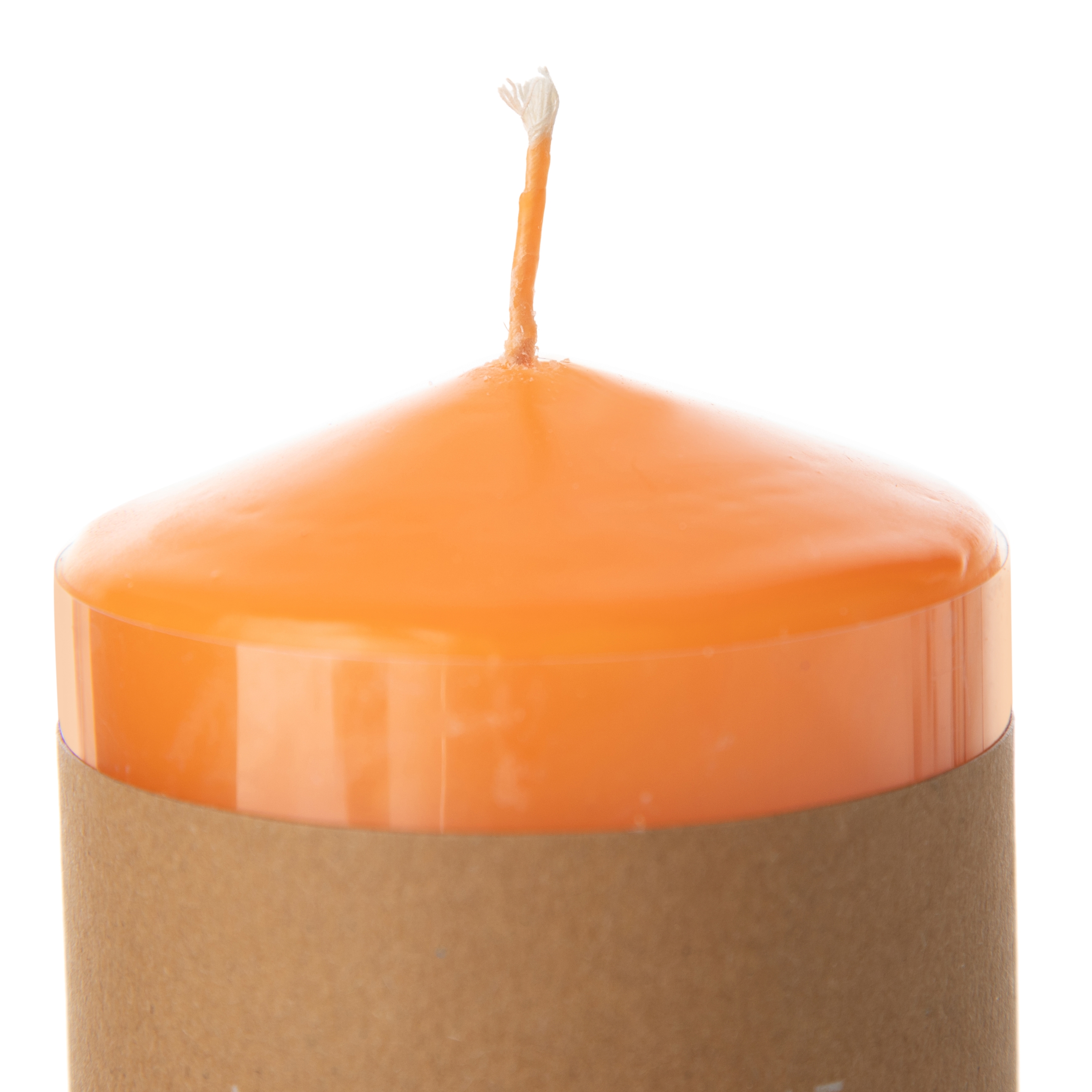 SÜTUN MUM TURUNCU 7X7CM