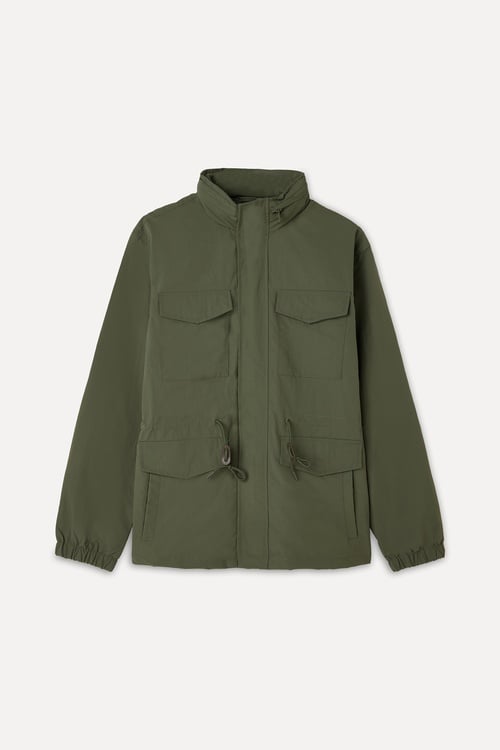  GİZLİ KAPÜŞONLU ÇOK CEPLİ KISA MONT