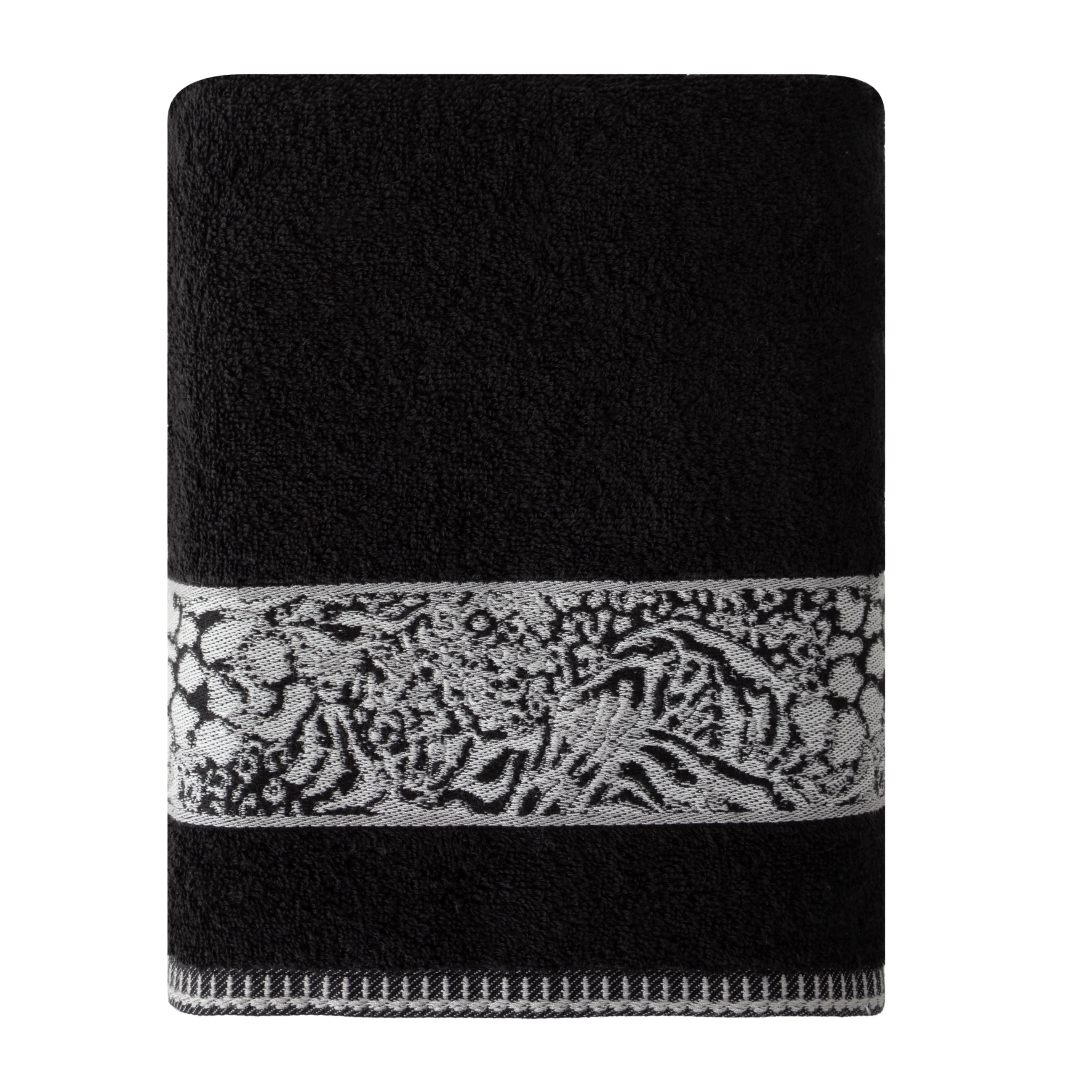 WILD SİYAH YÜZ HAVLUSU 50X80