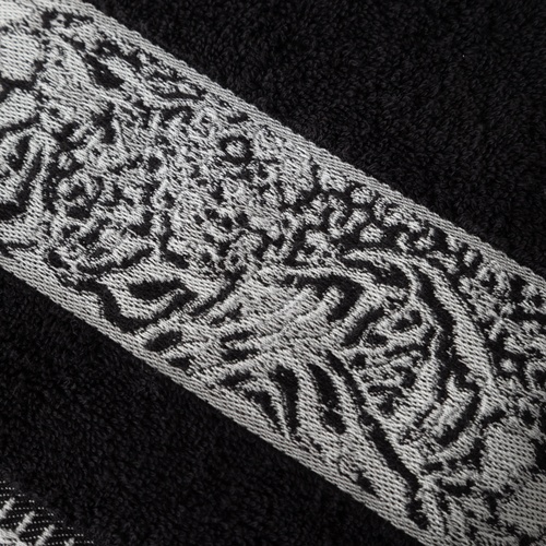 WILD SİYAH YÜZ HAVLUSU 50X80