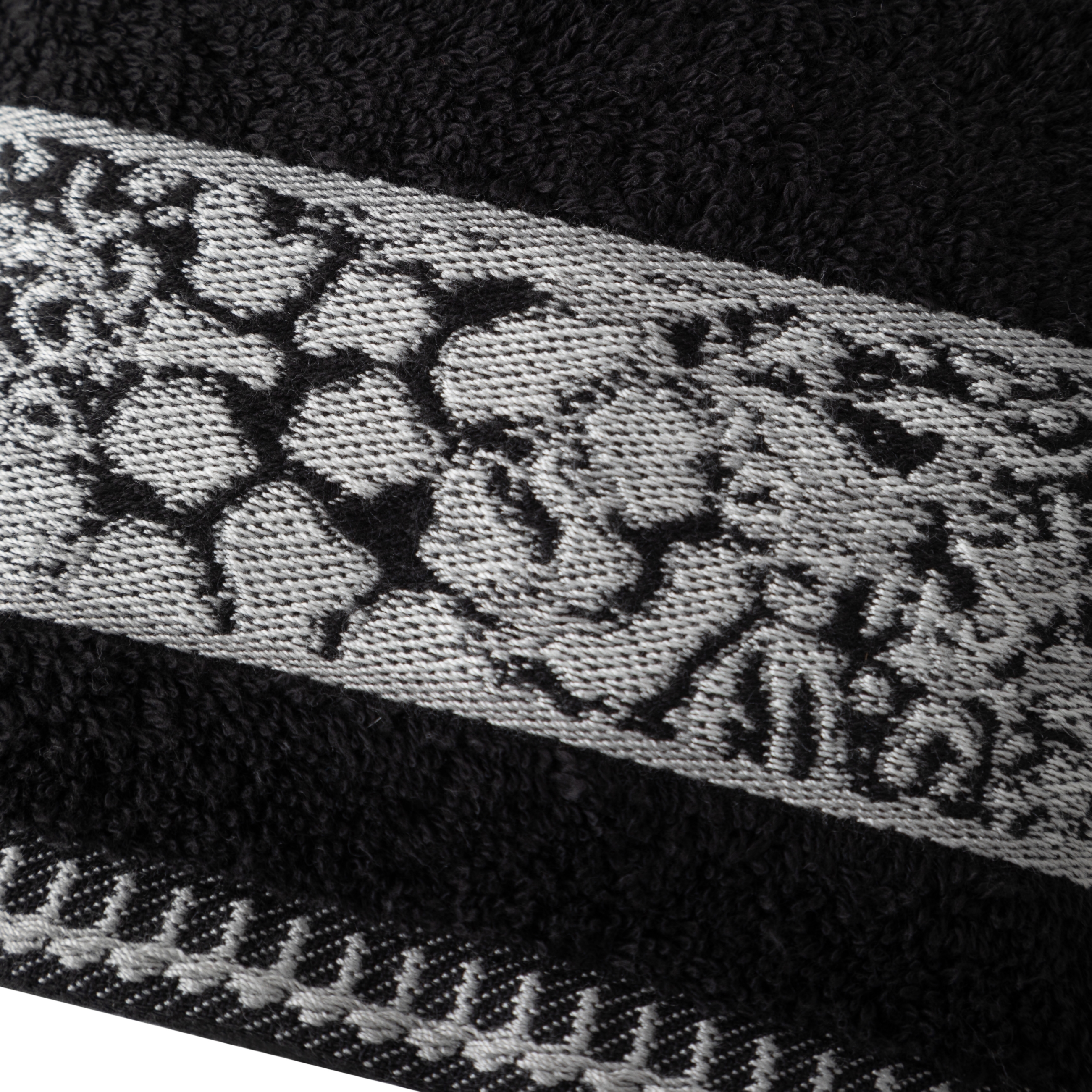 WILD SİYAH EL HAVLUSU 30X50