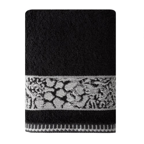 WILD SİYAH EL HAVLUSU 30X50