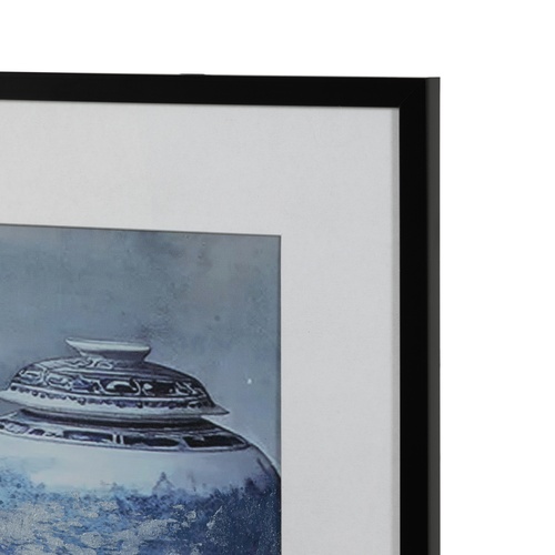 BLUE VEIL ÇERÇEVELİ YAĞLIBOYA TABLO 63X93 CM