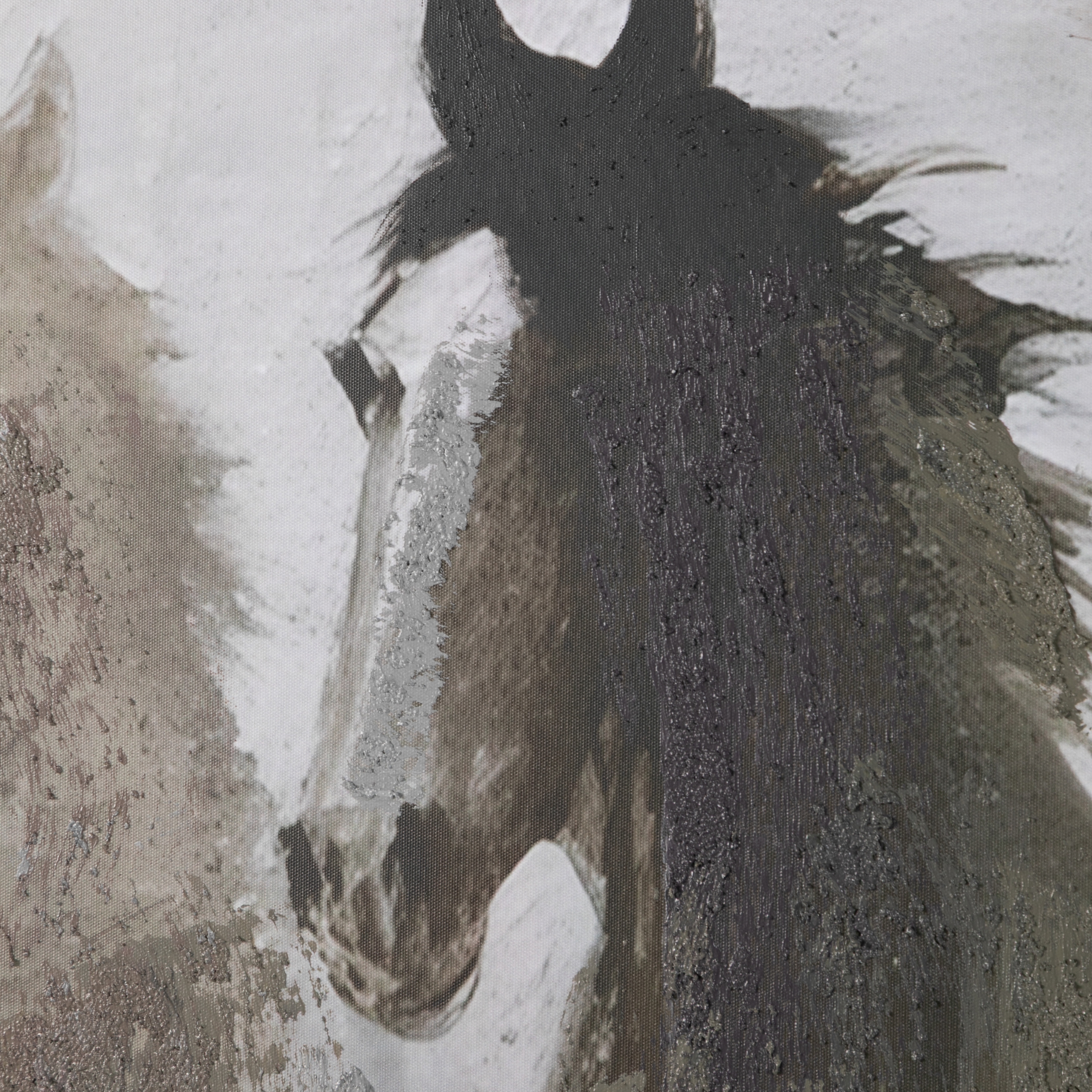 STALLIONS ÇERÇEVELİ YAĞLIBOYA TABLO 100X150 CM