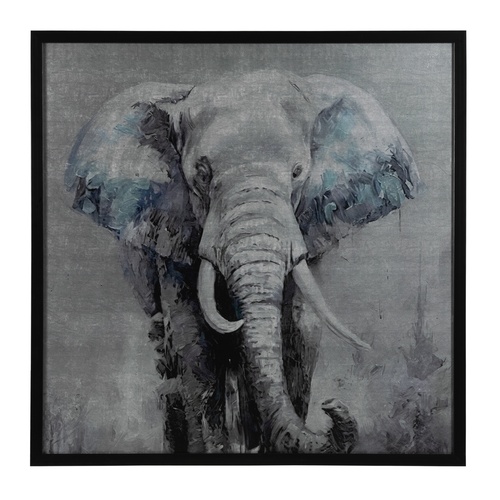 ELEPHAS ÇERÇEVELİ TABLO 100X100 CM