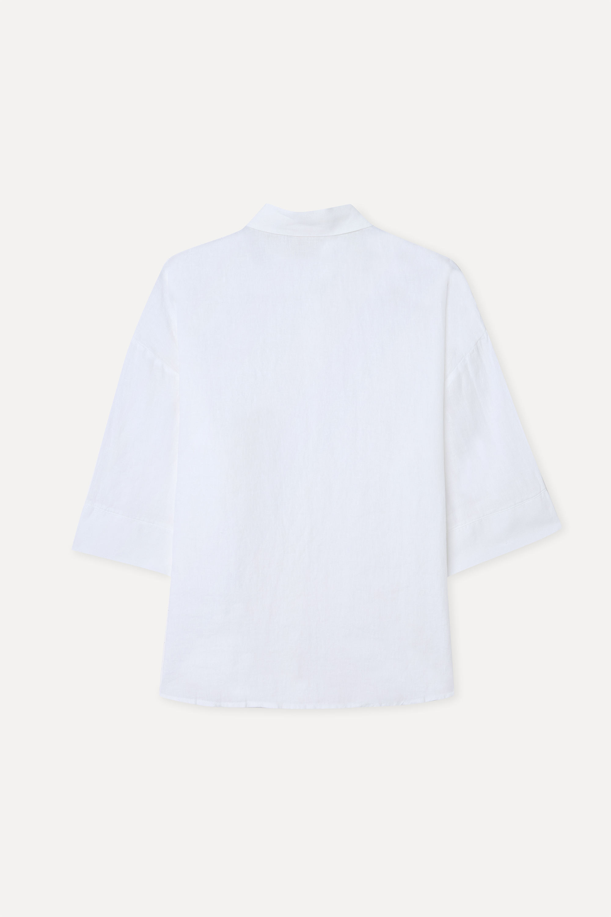 3/4 KOL KETEN GÖMLEK