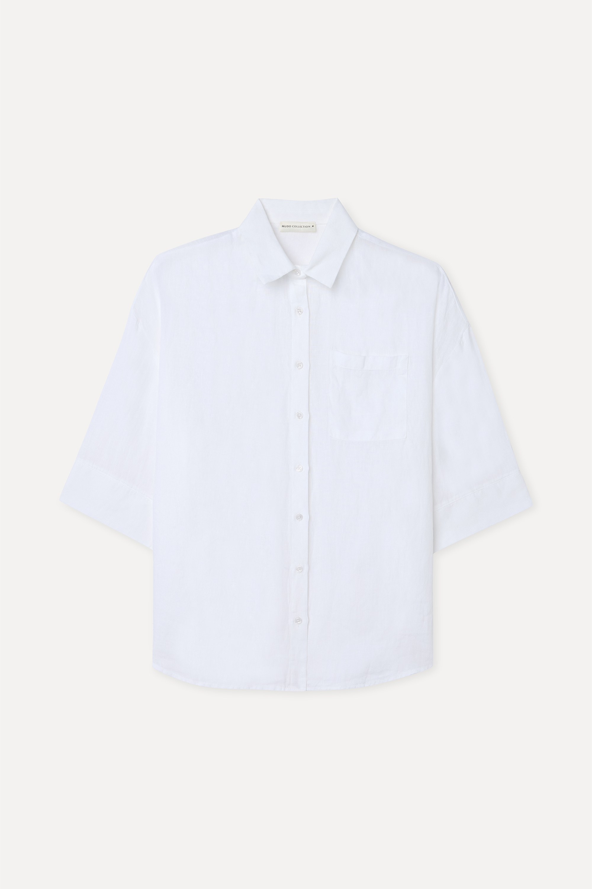 3/4 KOL KETEN GÖMLEK