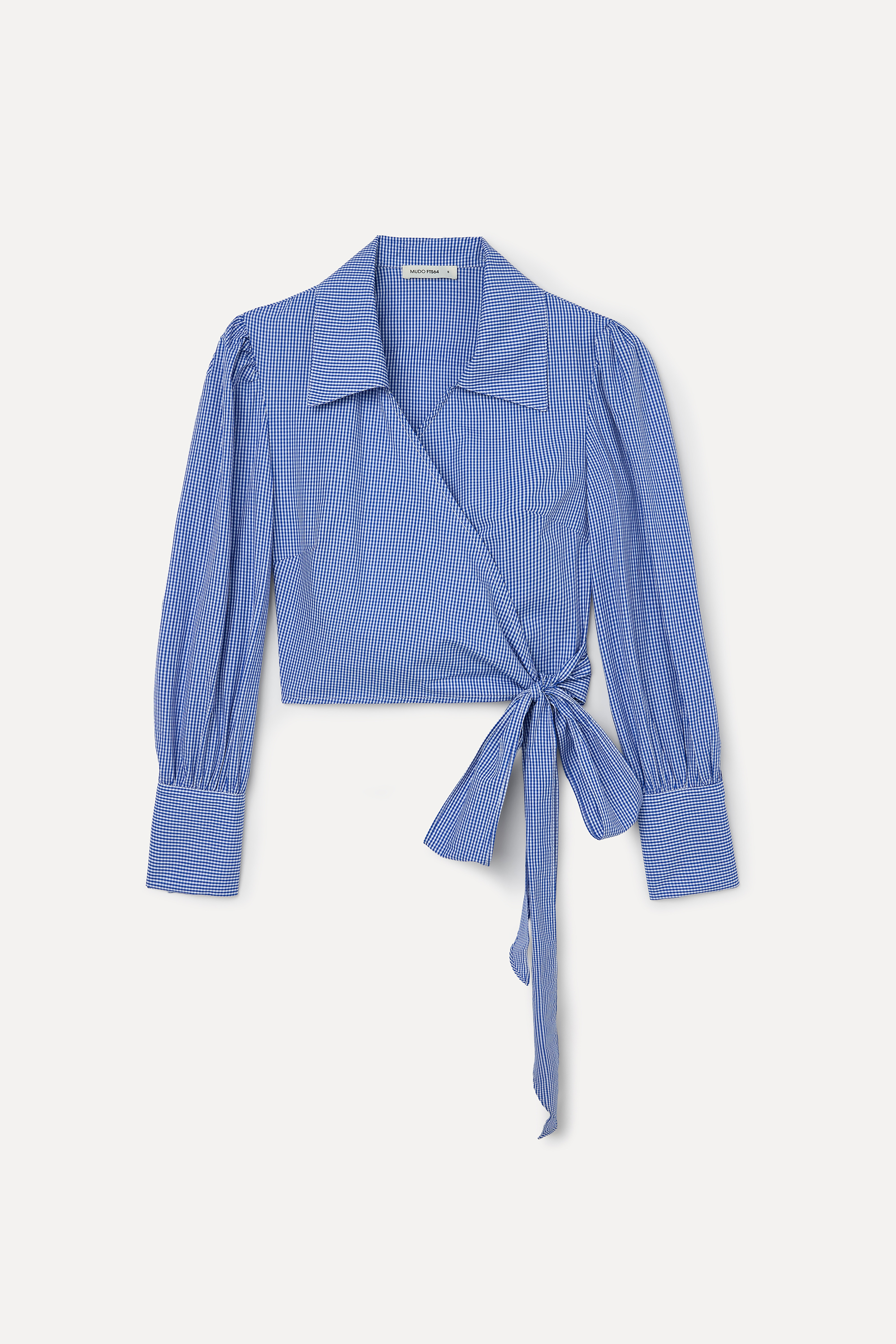 EKOSELİ V YAKA BAĞLAMALI BLUZ