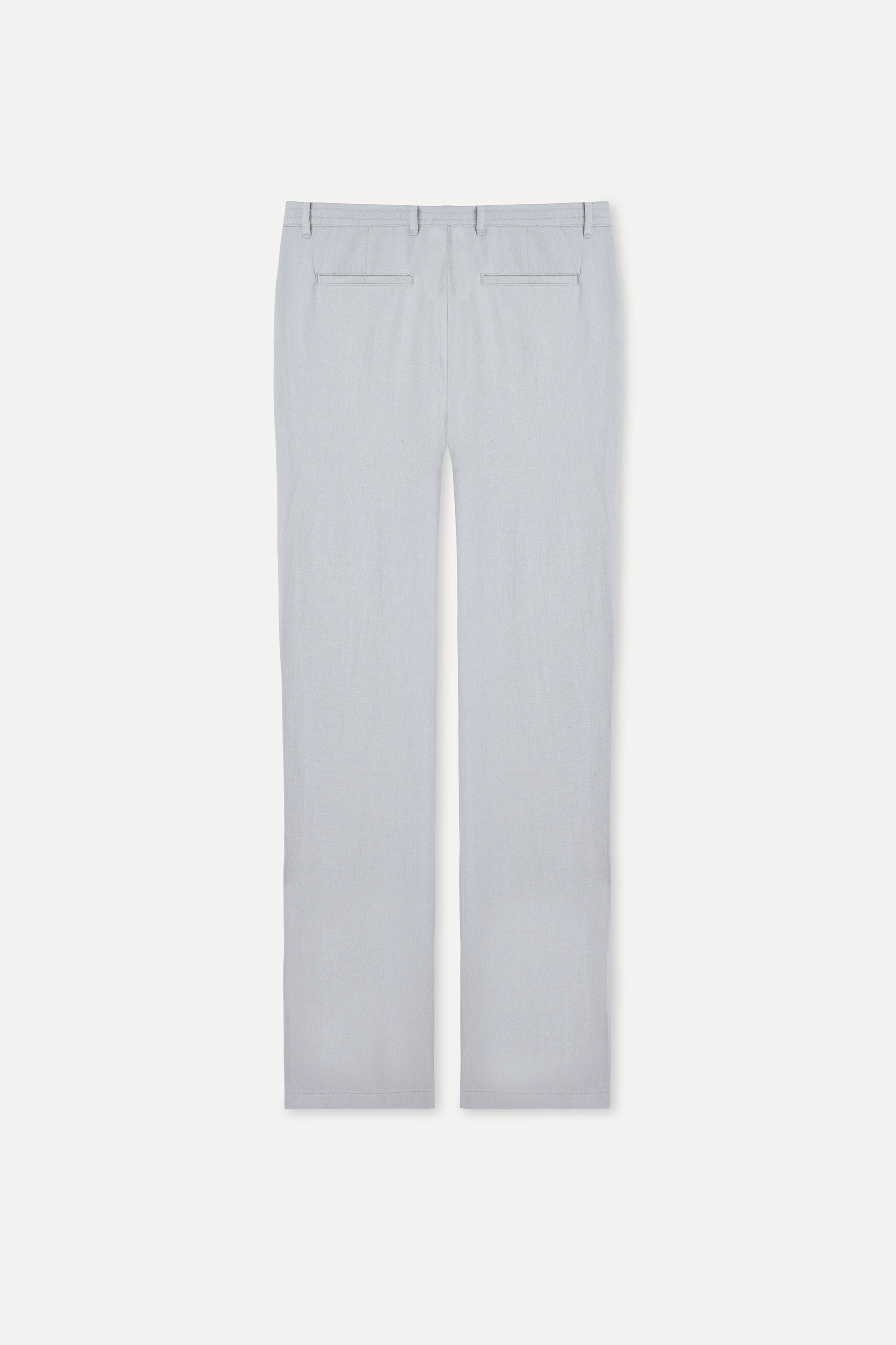 TEKSTÜRLÜ SLIM STRAIGHT FIT PANTOLON