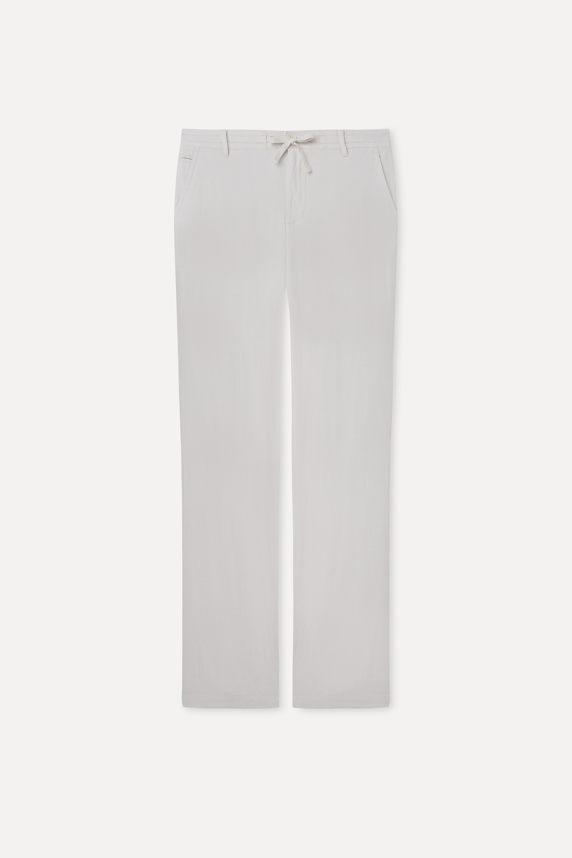 TEKSTÜRLÜ SLIM STRAIGHT FIT PANTOLON