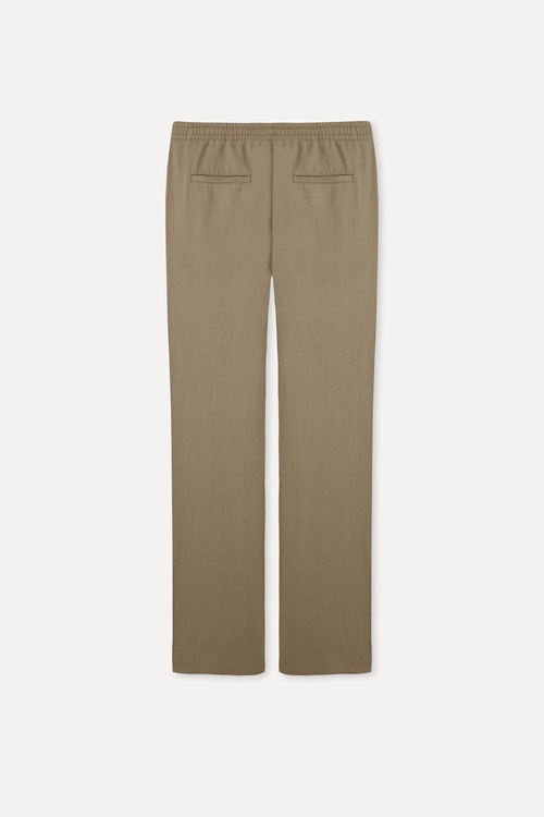  STRAIGHT FIT KETEN KARIŞIMLI PANTOLON