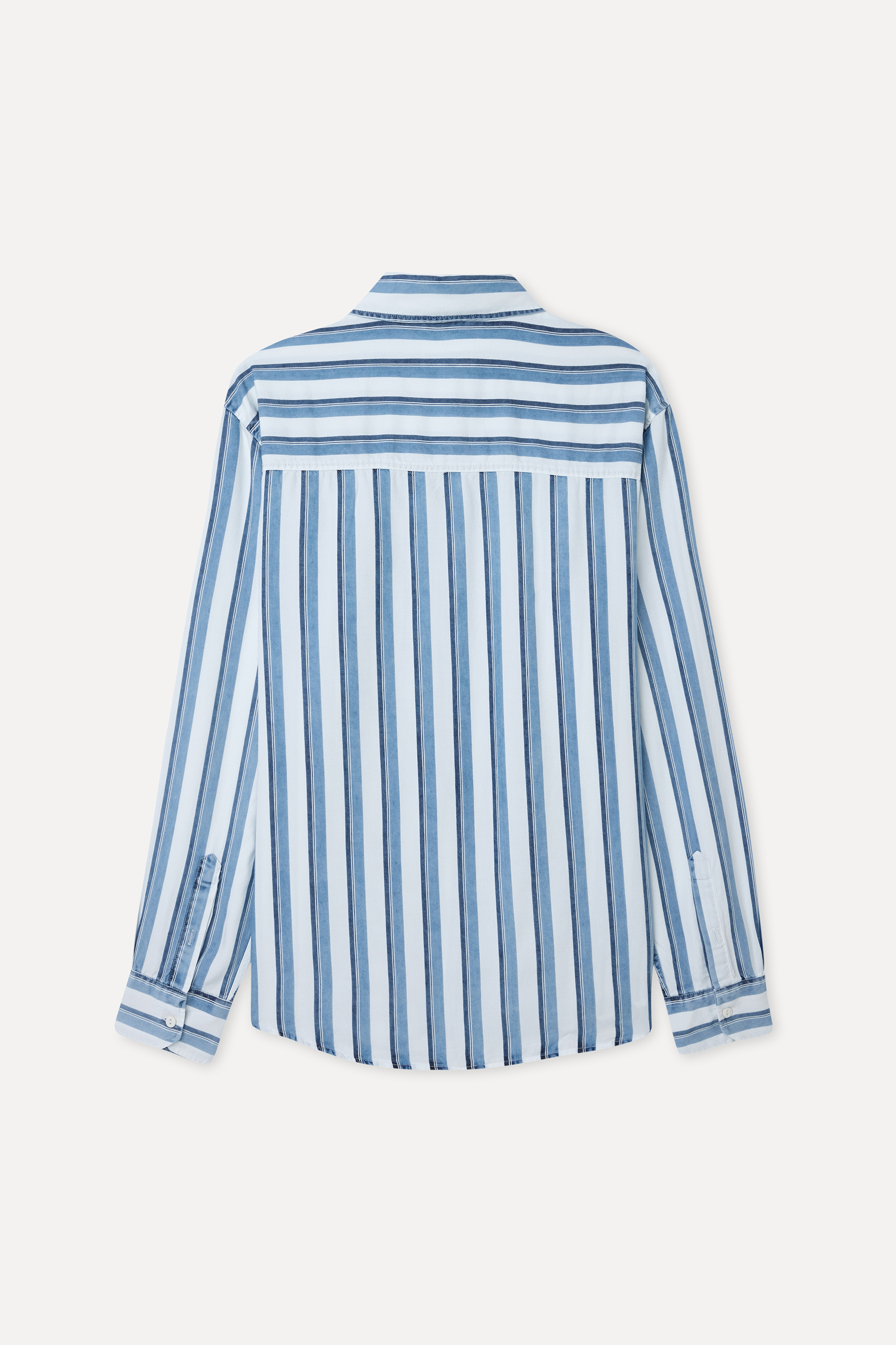 ÇİZGİLİ COMFORT FIT UZUN KOLLU GÖMLEK