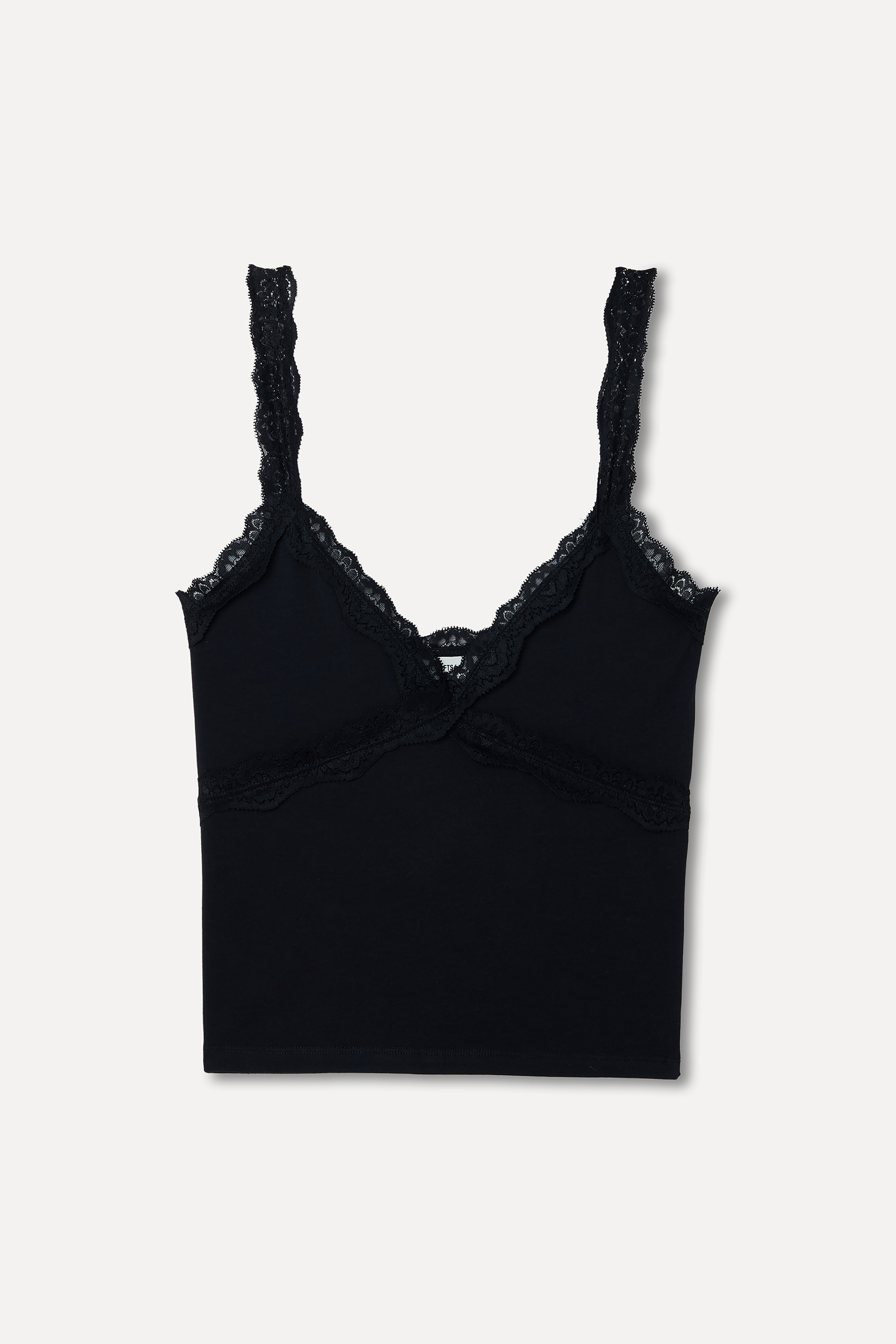 DANTELLİ FITTED AÇIK YAKA ATLET