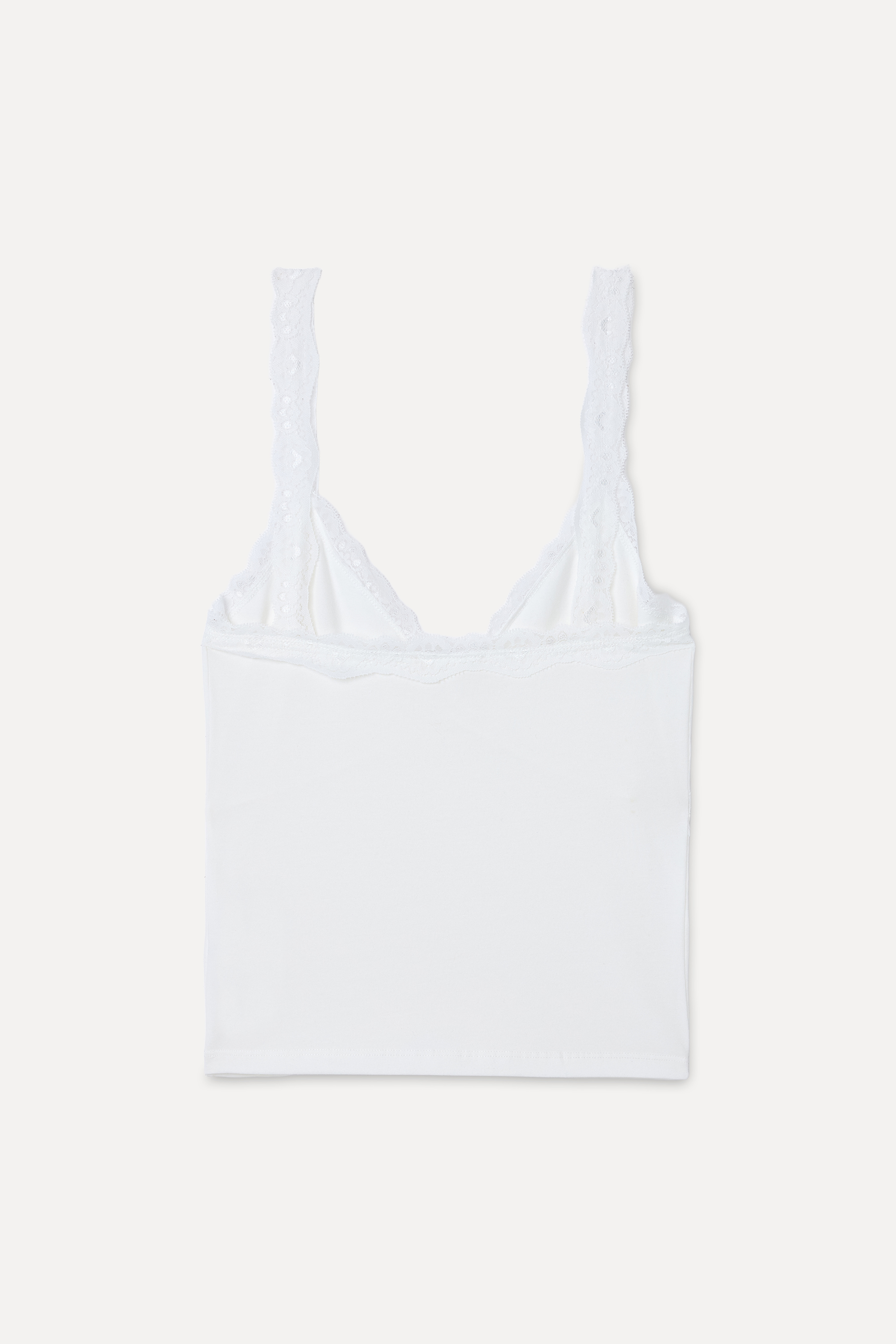 DANTELLİ FITTED AÇIK YAKA ATLET