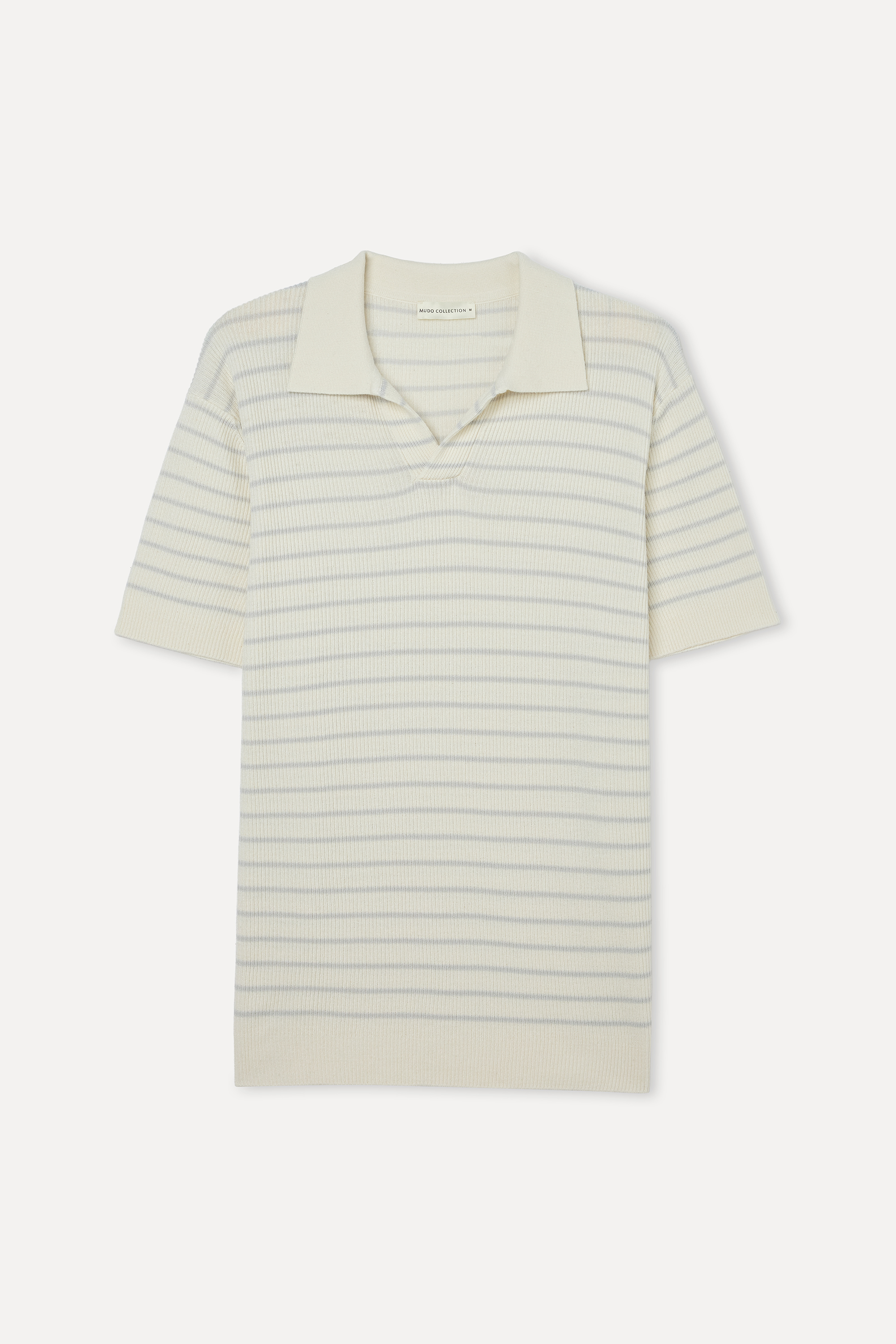 ÇİZGİLİ POLO YAKA KISA KOLLU TRİKO KAZAK